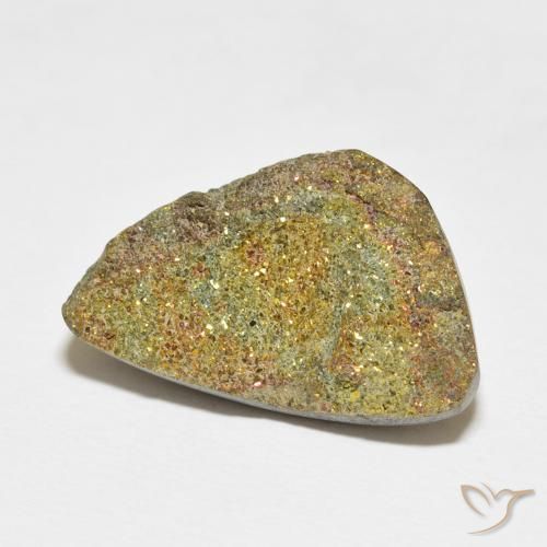 Pyrite arc-en-ciel Multicolore naturelle Fantaisie, 15.46 ct, Opaque