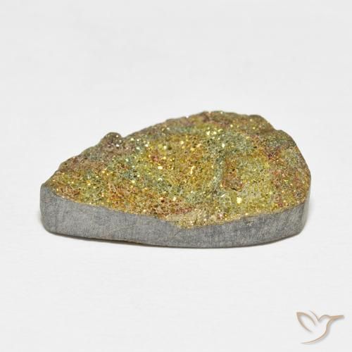 Pyrite arc-en-ciel Multicolore naturelle Fantaisie, 15.46 ct, Opaque