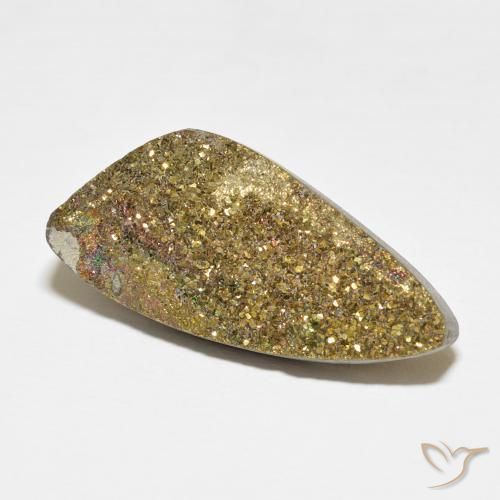 Pyrite arc-en-ciel Multicolore naturelle Fantaisie, 16.56 ct, Opaque