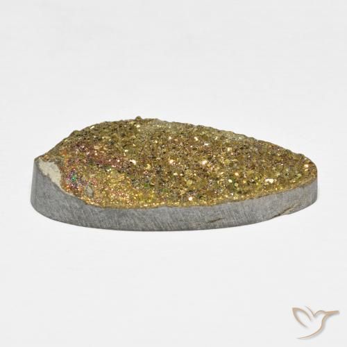 Pyrite arc-en-ciel Multicolore naturelle Fantaisie, 16.56 ct, Opaque