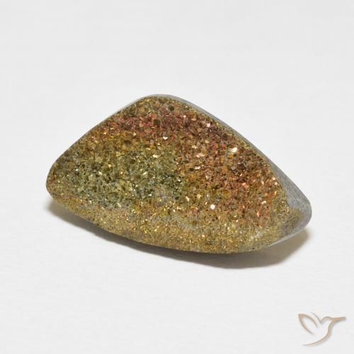 Pyrite arc-en-ciel Multicolore naturelle Fantaisie, 6.55 ct, Opaque