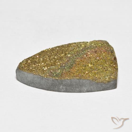 Pyrite arc-en-ciel Multicolore naturelle Fantaisie, 22.45 ct, Opaque
