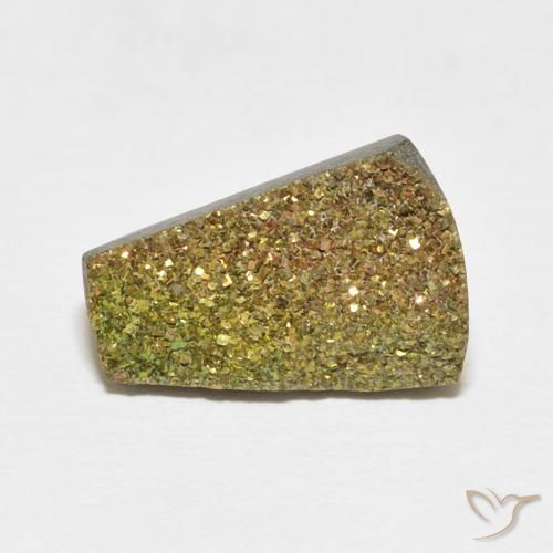 5.33ct Naturel Multicolore Pyrite arc-en-ciel, Fantaisie, Opaque