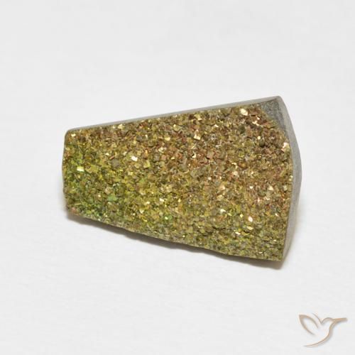 Pyrite arc-en-ciel Multicolore naturelle Fantaisie, 5.33 ct, Opaque