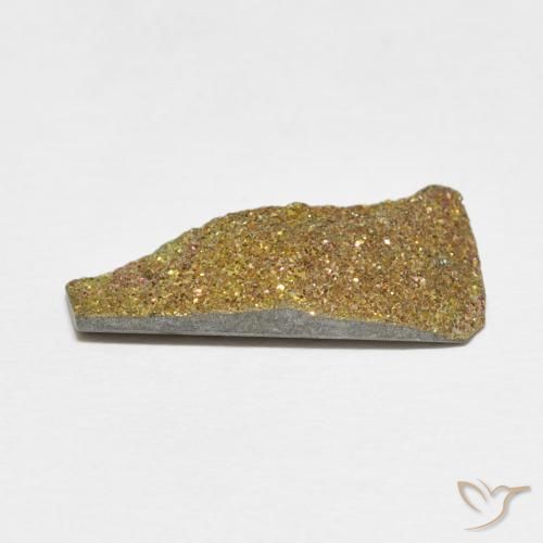 Pyrite arc-en-ciel Multicolore naturelle Fantaisie, 5.20 ct, Opaque