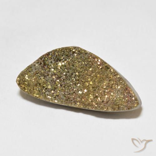 Pyrite arc-en-ciel Multicolore naturelle Fantaisie, 11.67 ct, Opaque