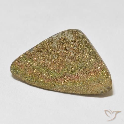 Pyrite arc-en-ciel Multicolore naturelle Fantaisie, 13.00 ct, Opaque