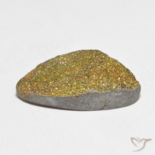 Pyrite arc-en-ciel Multicolore naturelle Fantaisie, 13.08 ct, Opaque