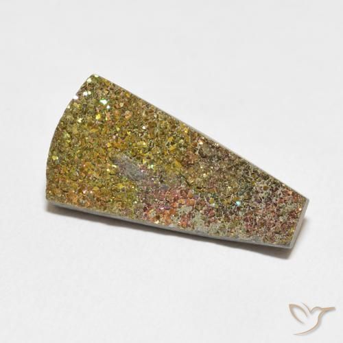 Pyrite arc-en-ciel Multicolore naturelle Fantaisie, 7.74 ct, Opaque