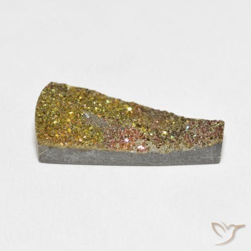 Pyrite arc-en-ciel Multicolore naturelle Fantaisie, 7.74 ct, Opaque