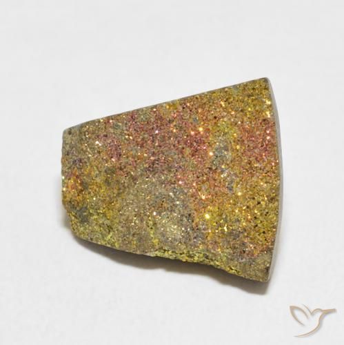 Pyrite arc-en-ciel Multicolore naturelle Fantaisie, 5.02 ct, Opaque