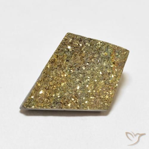 Pyrite arc-en-ciel Multicolore naturelle Fantaisie, 6.51 ct, Opaque