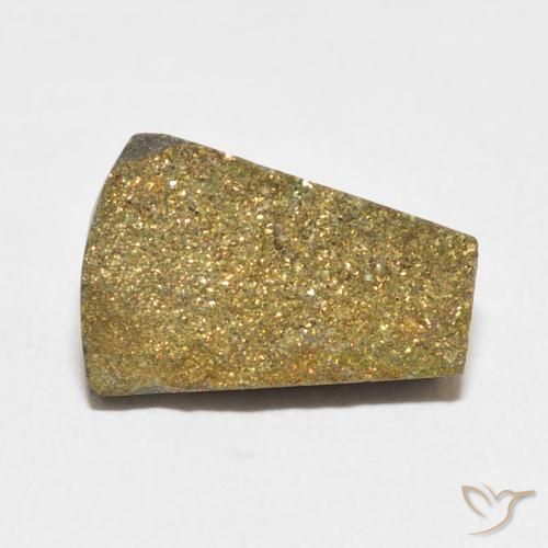 Pyrite arc-en-ciel Multicolore naturelle Fantaisie, 6.39 ct, Opaque