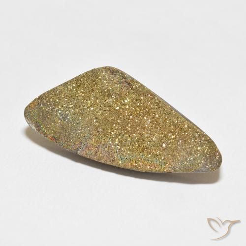 Pyrite arc-en-ciel Multicolore naturelle Fantaisie, 22.93 ct, Opaque