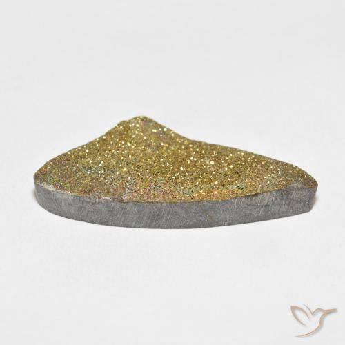 Pyrite arc-en-ciel Multicolore naturelle Fantaisie, 22.93 ct, Opaque