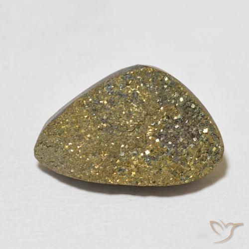 7.58ct Naturel Multicolore Pyrite arc-en-ciel, Fantaisie, Opaque