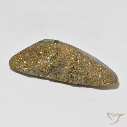 Pyrite arc-en-ciel Multicolore naturelle Fantaisie, 20.49 ct, Opaque