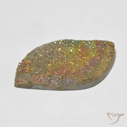 Pyrite arc-en-ciel Multicolore naturelle Fantaisie, 23.02 ct, Opaque
