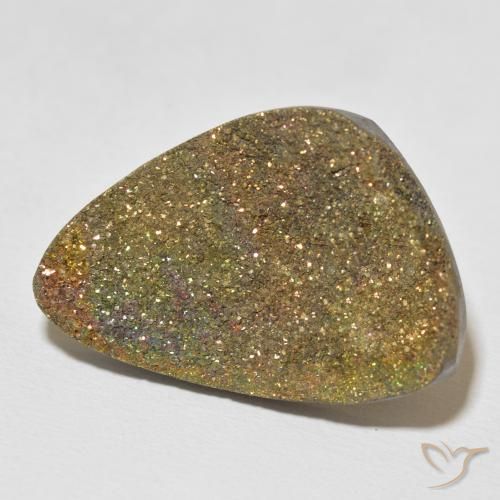 Pyrite arc-en-ciel Multicolore naturelle Fantaisie, 24.80 ct, Opaque