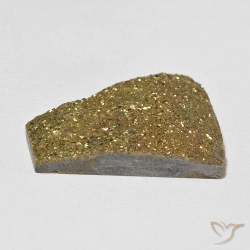 Pyrite arc-en-ciel Multicolore naturelle Fantaisie, 22.38 ct, Opaque