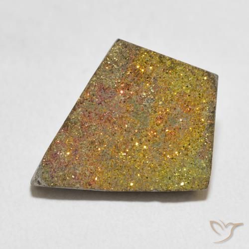 Pyrite arc-en-ciel Multicolore naturelle Fantaisie, 5.04 ct, Opaque