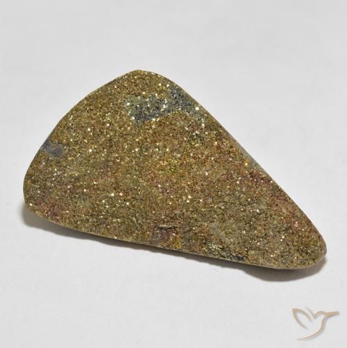 Pyrite arc-en-ciel Multicolore naturelle Fantaisie, 30.17 ct, Opaque