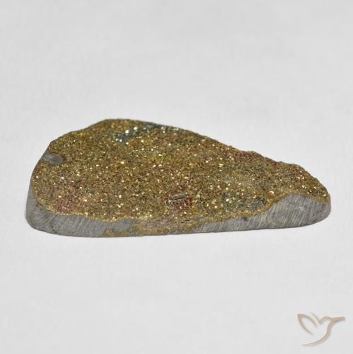 Pyrite arc-en-ciel Multicolore naturelle Fantaisie, 30.17 ct, Opaque