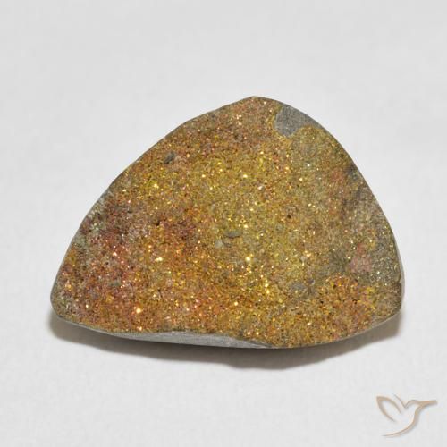 Pyrite arc-en-ciel Multicolore naturelle Fantaisie, 9.78 ct, Opaque