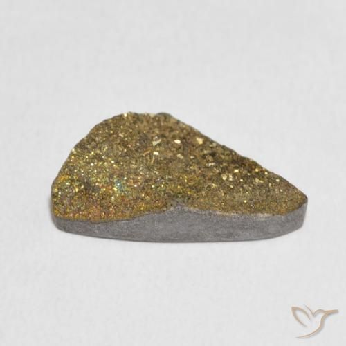 Pyrite arc-en-ciel Multicolore naturelle Fantaisie, 4.50 ct, Opaque