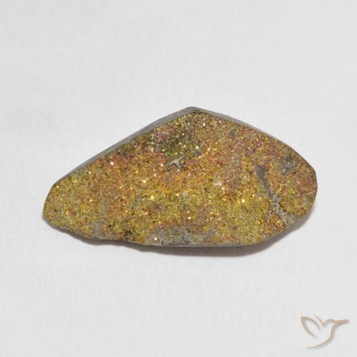 7.49ct Naturel Multicolore Pyrite arc-en-ciel, Fantaisie, Opaque