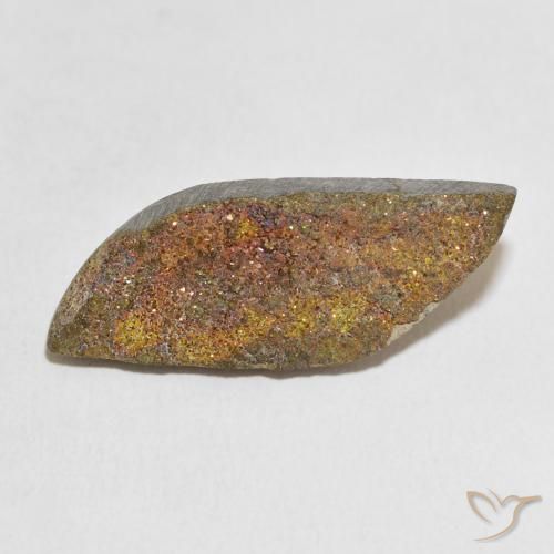 Pyrite arc-en-ciel Multicolore naturelle Fantaisie, 13.53 ct, Opaque