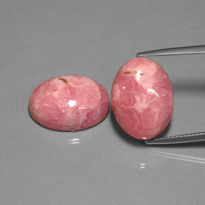 Achetez naturel ct multicolore rhodochrosite gems, coupe ovale, en provenance argentine chez gemselect. en stock, livraison internationale!
