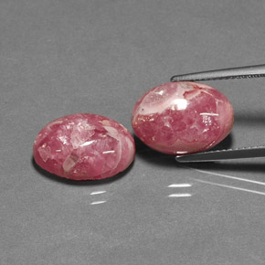 Achetez naturel ct multicolore rhodochrosite gems, coupe ovale, en provenance argentine chez gemselect. en stock, livraison internationale!