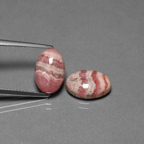 Achetez naturel ct Multicolore Rhodochrosite gems, Coupe ovale, En provenance Argentine chez GemSelect. En stock, livraison internationale!