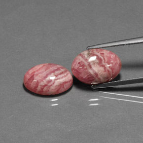 Achetez naturel ct multicolore rhodochrosite gems, coupe ovale, en provenance argentine chez gemselect. en stock, livraison internationale!