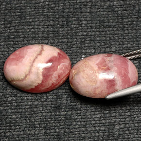 Achetez naturel ct Multicolore Rhodochrosite gems, Coupe ovale, En provenance Argentine chez GemSelect. En stock, livraison internationale!