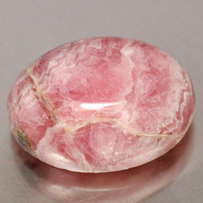 Rhodochrosite Multicolore naturelle Coupe ovale, 13.08 ct, Opaque