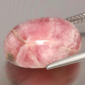 Rhodochrosite Multicolore naturelle Coupe ovale, 13.08 ct, Opaque