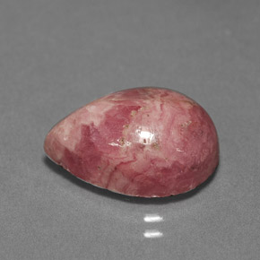 Rhodochrosite Multicolore naturelle En forme de poire, 9.98 ct, Opaque