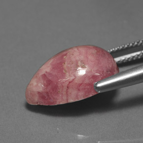 Rhodochrosite Multicolore naturelle En forme de poire, 9.98 ct, Opaque