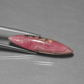 Rhodochrosite multicolore naturelle marquise, 26,04 ct, opaque