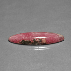 Rhodochrosite multicolore naturelle marquise, 26,04 ct, opaque