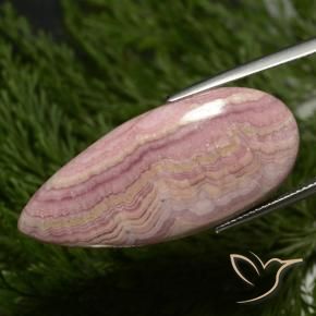 Rhodochrosite Multicolore naturelle En forme de poire, 29.29 ct, Opaque
