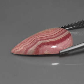 Rhodochrosite Multicolore naturelle En forme de poire, 23.36 ct, Opaque