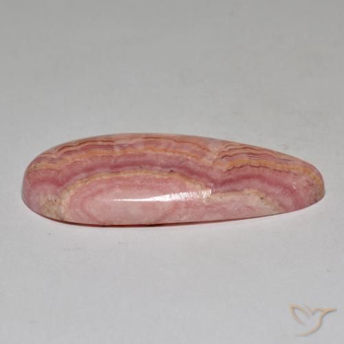 Rhodochrosite Multicolore naturelle En forme de poire, 29.20 ct, Opaque