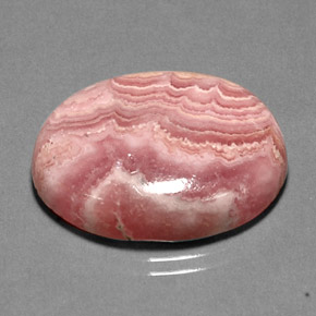 Rhodochrosite Multicolore naturelle Coupe ovale, 29.59 ct, Opaque