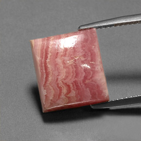 Rhodochrosite Multicolore naturelle Carré, 11.69 ct, Opaque