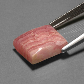 Rhodochrosite Multicolore naturelle Carré, 11.69 ct, Opaque