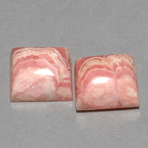 Achetez naturel ct multicolore rhodochrosite gems, carré, en provenance mexique chez gemselect. en stock, livraison internationale!