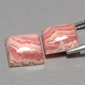 Achetez naturel ct multicolore rhodochrosite gems, carré, en provenance mexique chez gemselect. en stock, livraison internationale!
